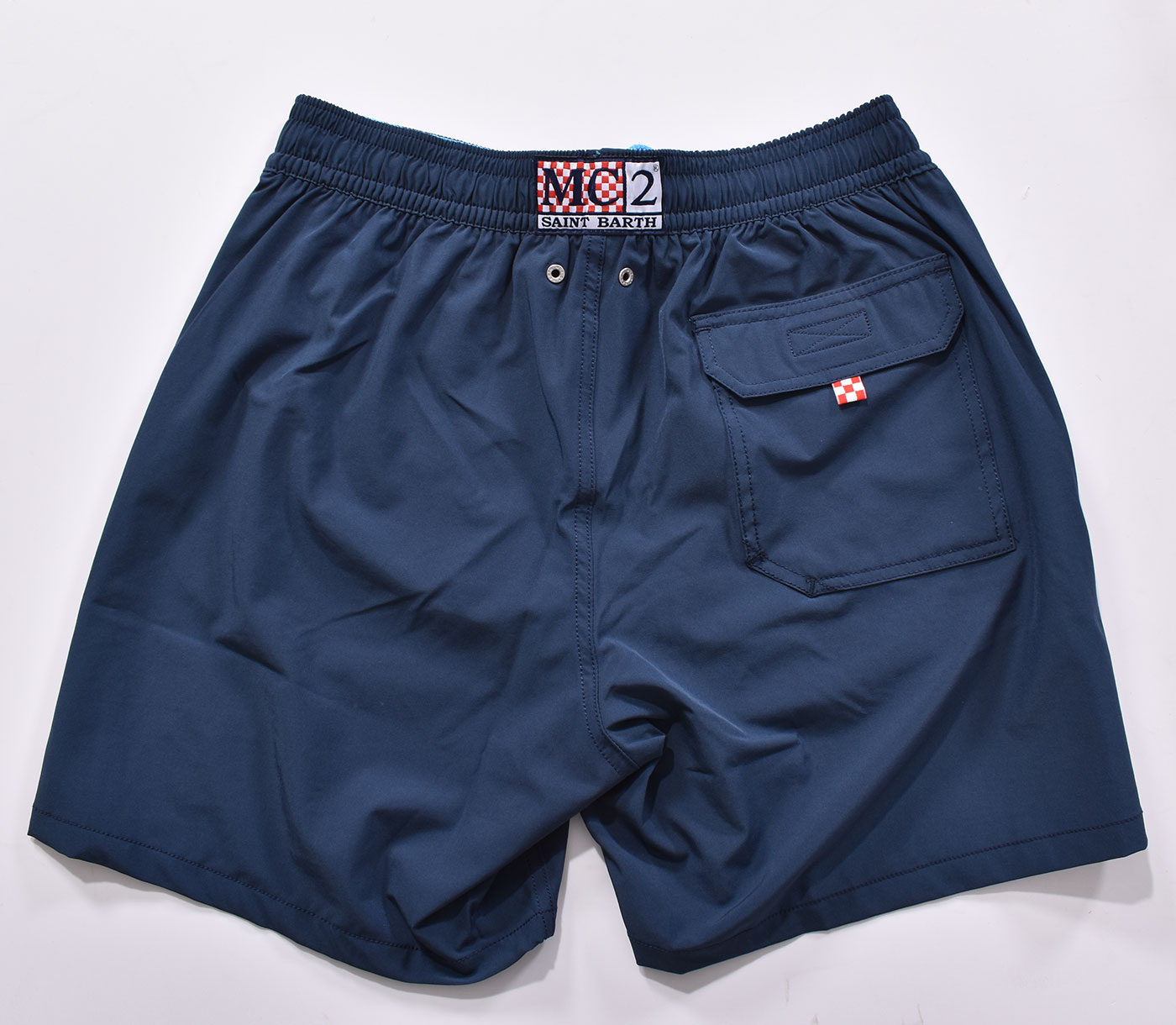 mc2 saint barth ツーピースの青い衣装 MC2 Saint Barth - Boxer Swimsuit in Cabrio Cars Pattern
